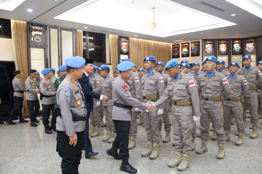 Polri Resmi Berangkatkan Pasukan FPU 7 ke Afrika Tengah dalam Misi Pemeliharaan Perdamaian