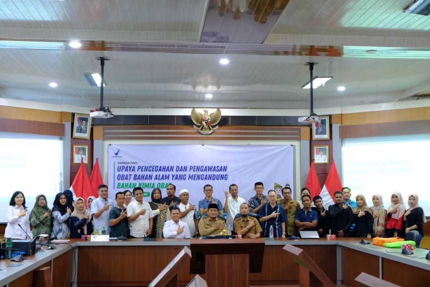 Balai POM Dumai Edukasi Pelaku Usaha Obat Bahan Alam Jamin Keamanan dan Mutu Obat