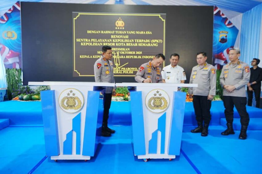 Kapolri Resmikan 35 SPKT Polres di Jajaran Polda Jateng untuk Optimalkan Pelayanan Masyarakat