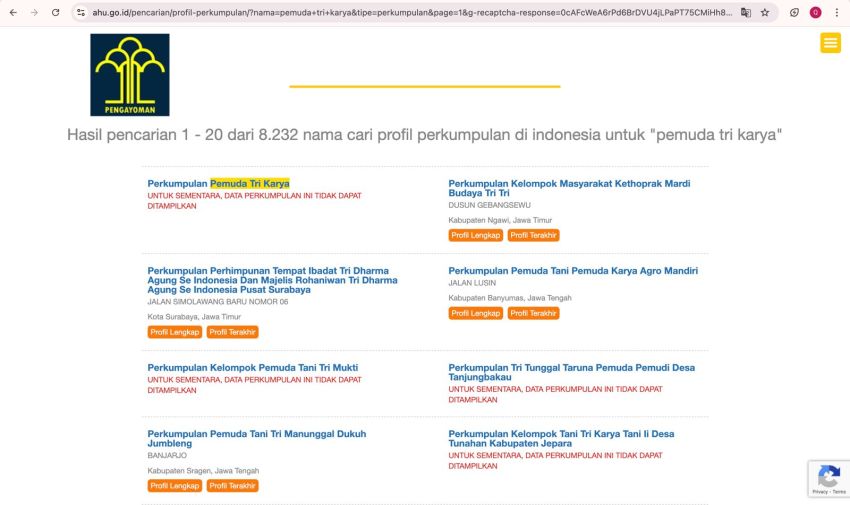 LSM PETIR Resmi Dibekukan Menkumham, Ini Alasannya