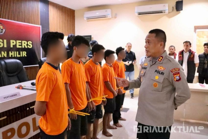 Beraksi di 21 Sumur Minyak PHR, Empat Pelaku Pencurian Kabel Dibekuk