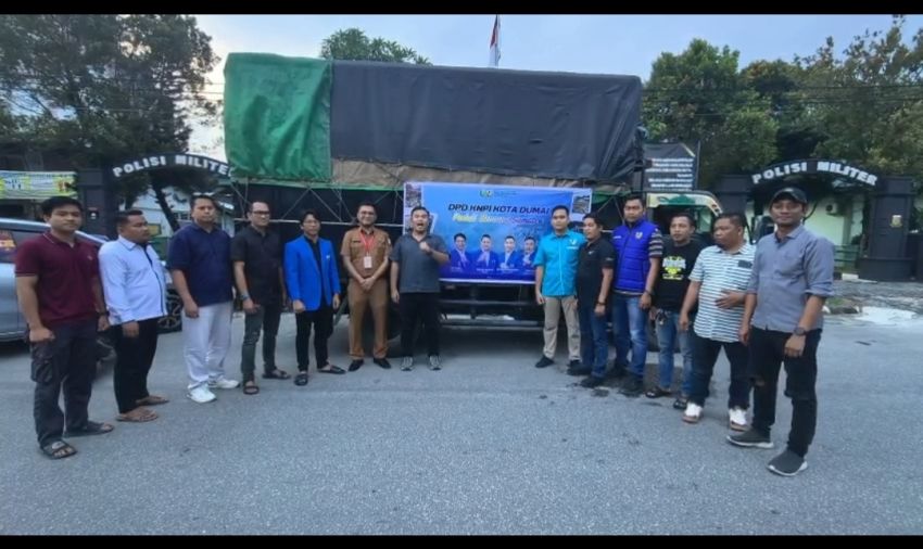 KNPI Bawa Bantuan Masyarakat Dumai untuk Bencana Aceh, Sumut dan Sumbar
