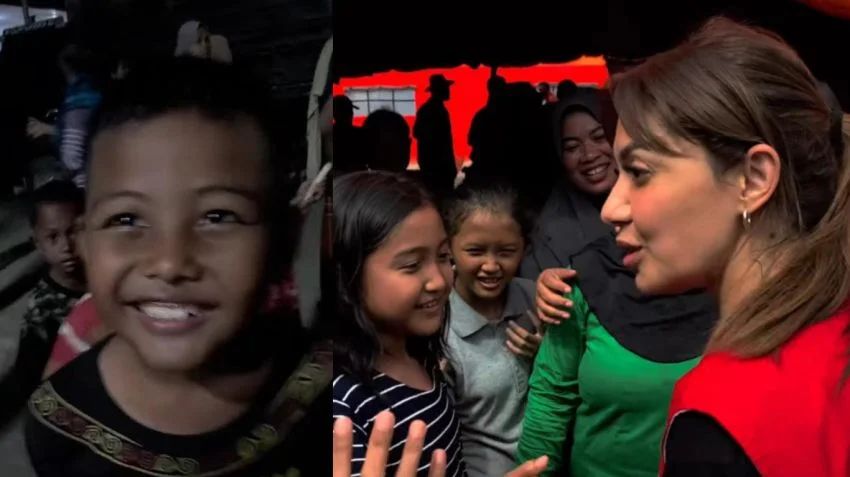 Saat Najwa Shihab Temui Pengungsi Aceh Tamiang, Bocah-bocah Bertanya: “Kakak Kaya Ya?”