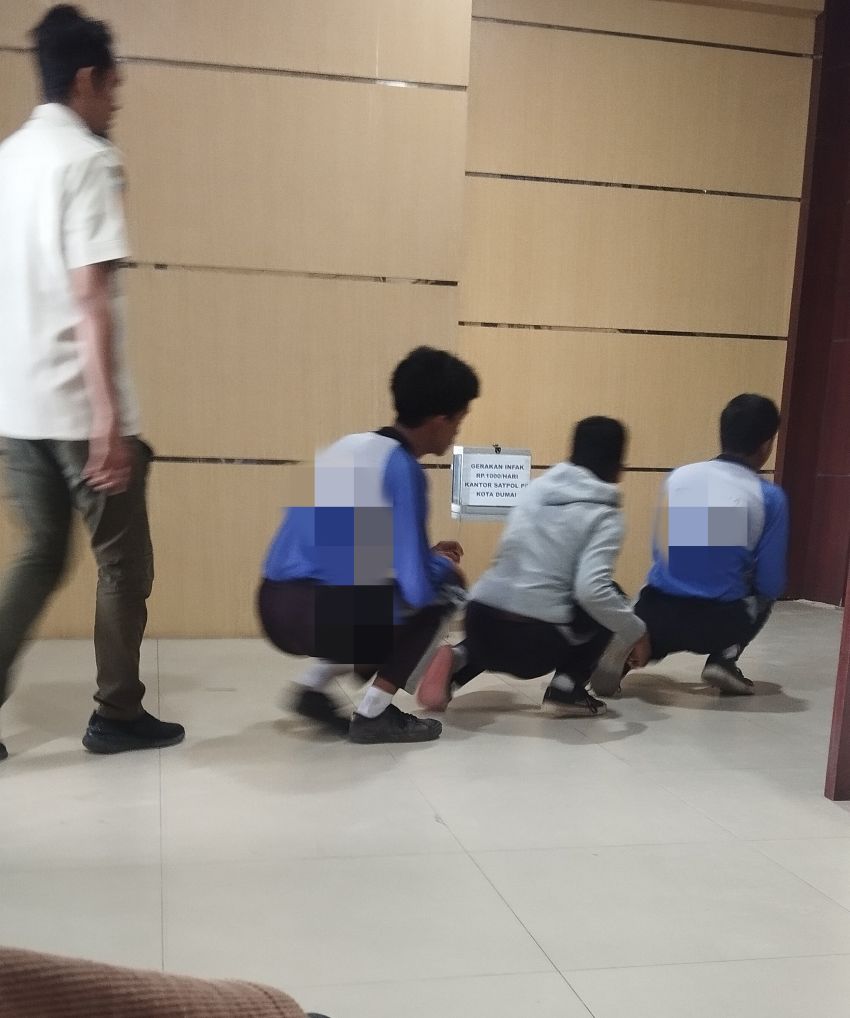 Bolos Sekolah, Satpol PP Amankan Siswa SMK Dumai