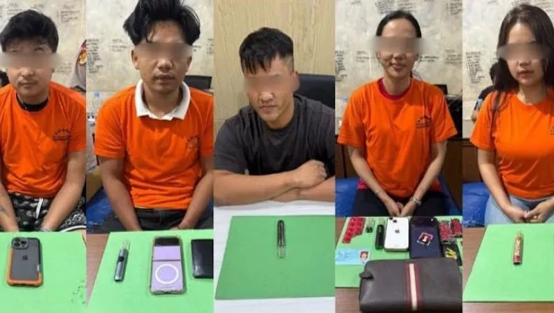 Pengusaha Otomotif dan Selebgram jadi Tersangka Pesta Narkoba di Baliview Pekanbaru