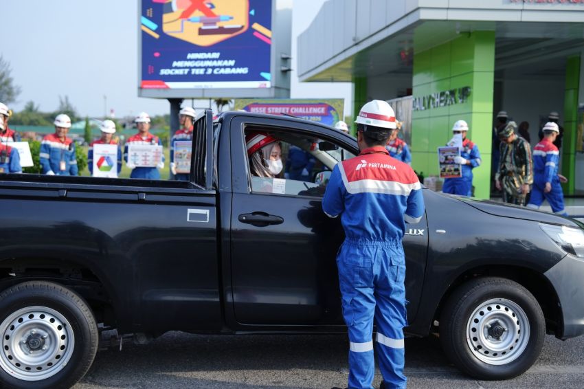 Kampanyekan  Kerja Aman Sebelum Masuk , Kilang Pertamina Dumai Laksanakan SLP 4.0