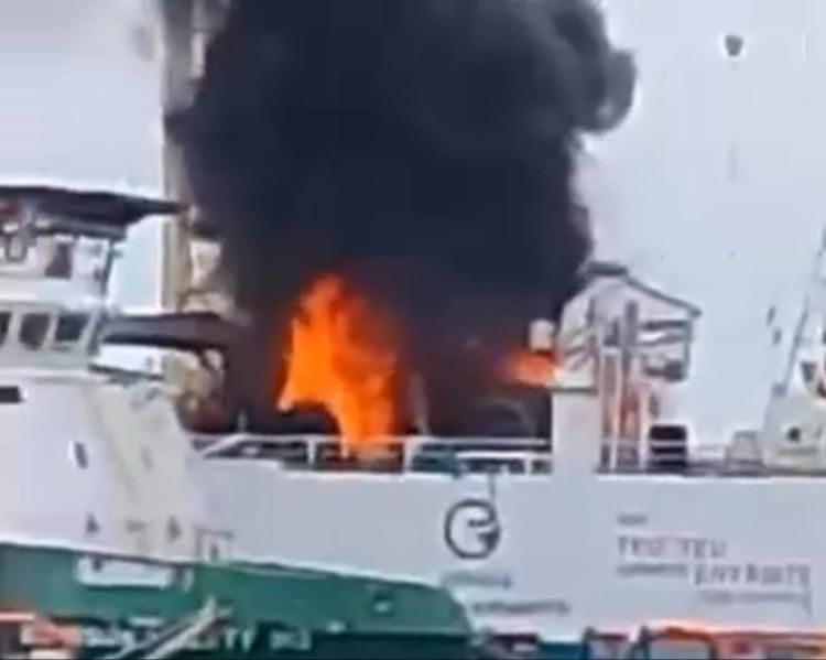 Galangan Kapal PT ASL Batam Kembali Terbakar