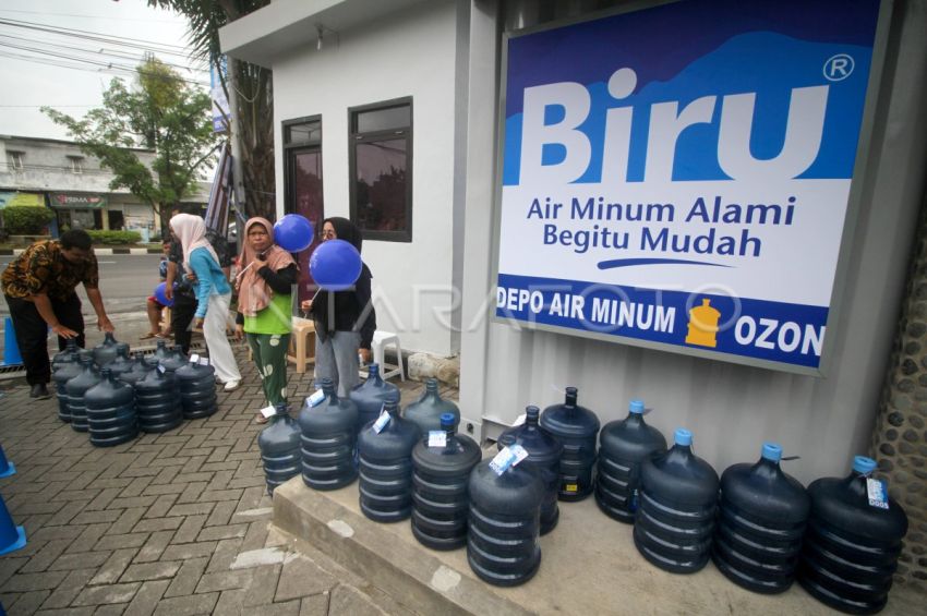 Kerjasama dengan Pertamina Patra Niaga, Biru Hadirkan Depo Air Isi Ulang di SPBU