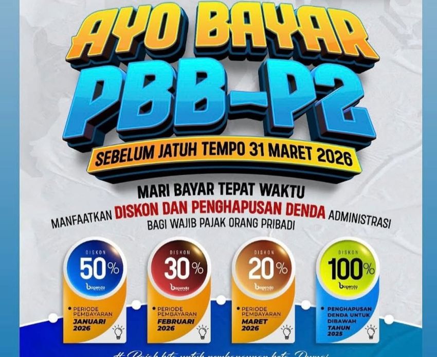 Pemko Dumai Beri Diskon Pembayaran PBB 20 sampai 50%, Ini Kriteria nya