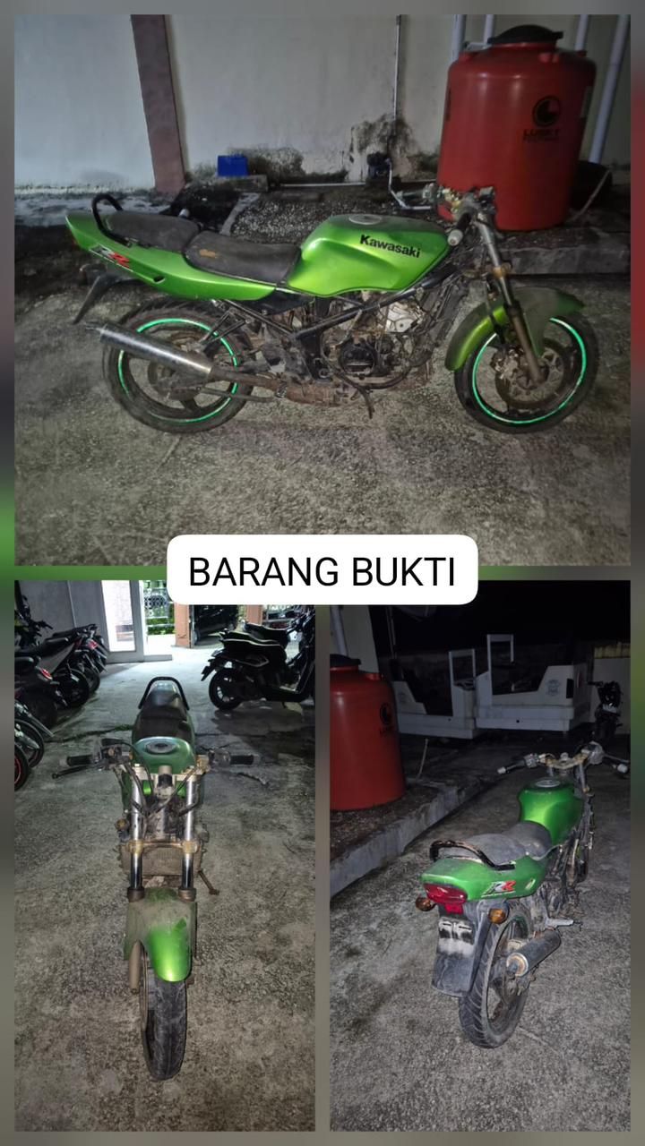 Maling Motor di Rimba Sekampung, Pelaku Diamankan dekat TKP