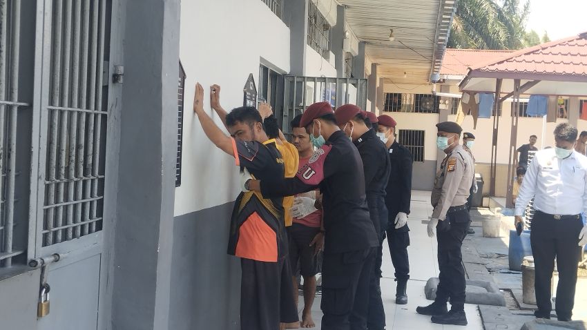 Rutan Dumai Komitmen Berantas Narkoba dan Handphone Masuk ke Blok Tahanan