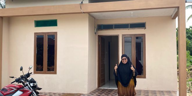 Kini Ibu Pemandi Jenazah Dumai  itu Bisa Memiliki Rumah Impian