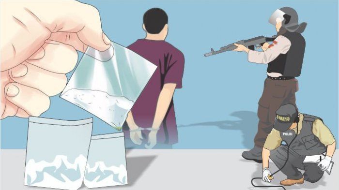 Kurang dari 2 Jam Polres Bengkalis Bongkar Tiga Kasus Narkoba