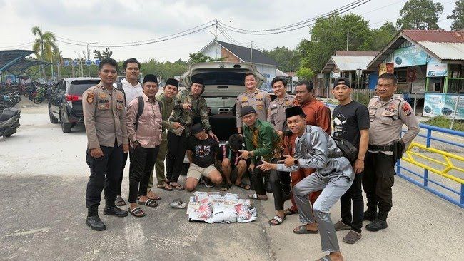 -13 Kg Narkoba Diamankan di Roro Bengkalis, Amankan Dua Tersangka