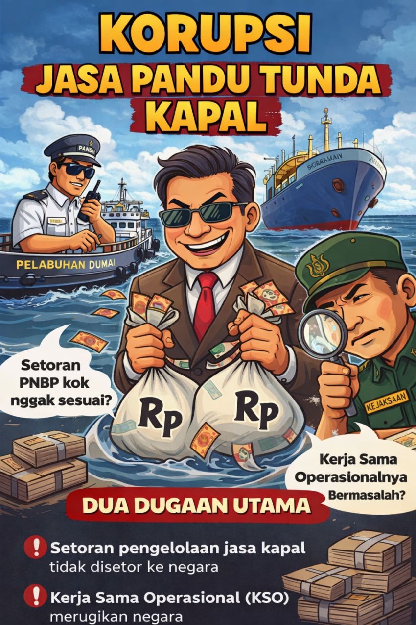 Korupsi Layanan Pemanduan Kapal, Enam Perusahaan Pelayaran Digeledah Penyidik Kejati Riau