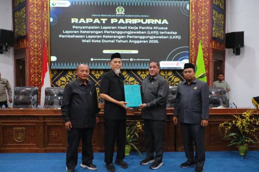 LKPj Walikota Dumai 2025 antara Komitmen Pemda dan Catatan Dewan