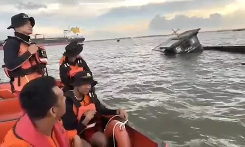 Kapal Pompong Angkut 560 Tabung LPG dan Sembako Karam di Dumai