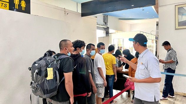 Lagi, Dumai Kedatangan 31 PMI Deportasi dari Malaysia