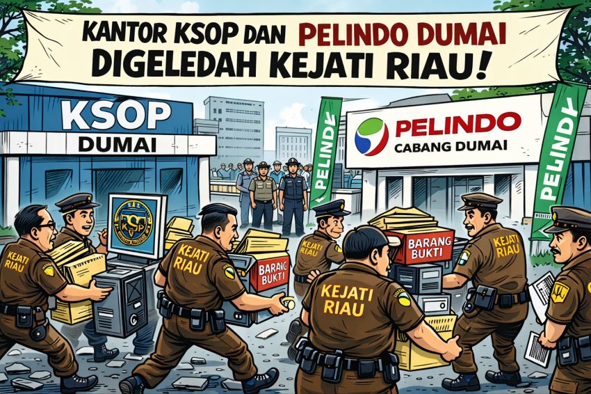 Bongkar Korupsi Jasa Pemanduan, Kejati Riau Geledah Pelindo dan KSOP Dumai