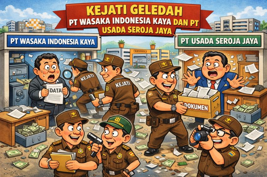 Lagi, Kejati Riau Geledah Kantor PT Wasaka dan PT Usada Seroja Jaya di Dumai