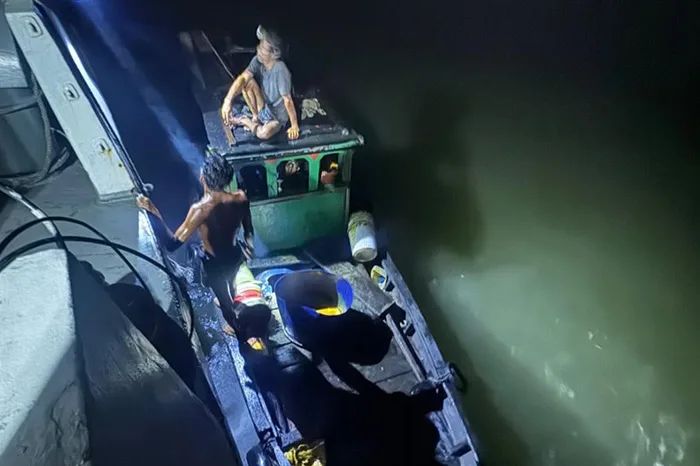 TNI AL Amankan Kapal Kargo Muatan CPO Ilegal di Perairan Lubuk Gaung