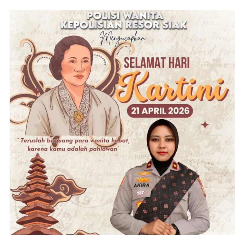 Waka Polres Siak Akira Ceria : Semangat Kartini Tetap Menyala di Hati Perempuan Indonesia