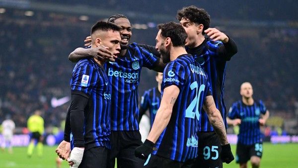 Pertandingan Liga Italia, Inter Milan Libas AS Roma 7 Gol