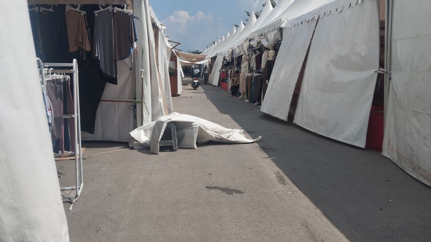 Panitia Dumai Expo tak Bertanggungjawab, Tenda Masih Menutup Jalan HR Soebrantas