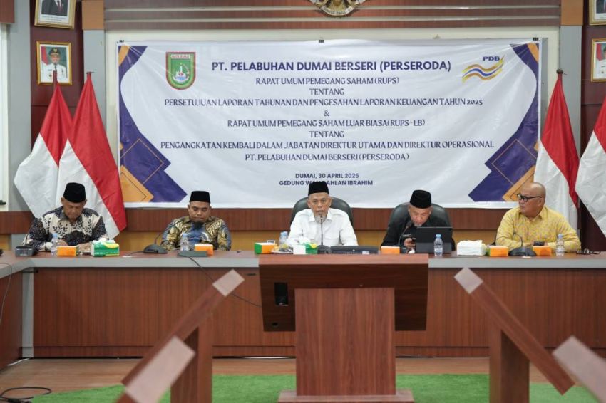 RUPS PT PDB :  Wali Kota Dumai Apresiasi Kinerja Dalam Memberikan PAD
