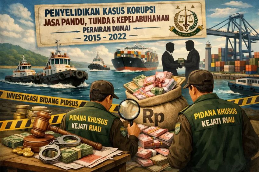 Dugaan Korupsi Jasa Pandu Kapal di Dumai, Kejati Periksa 15 Saksi