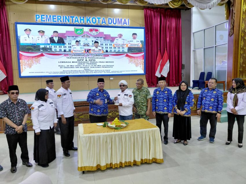 Kepengurusan DPP dan DPD Lembaga Masyarakat Peduli Riau Bersih Resmi Dikukuhkan