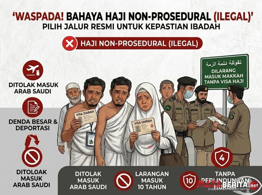 Berawal dari Cap Pembatalan Imigrasi Dumai, Gagalkan 6 Jemaah Haji Nonprosedural
