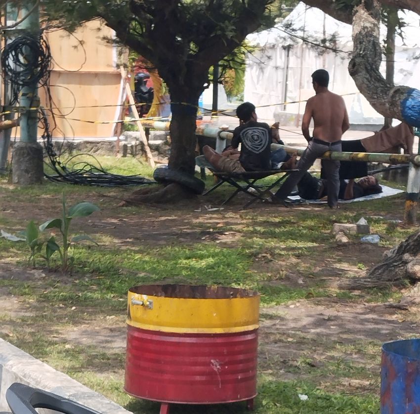 Pedagang Dumai Expo Makin Banyak Buka Baju di Taman