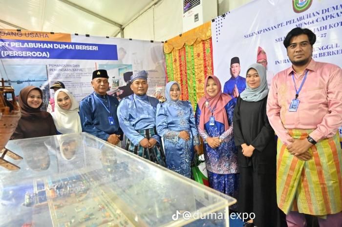 Wawako Sugiyarto Kunjungi Stand PT Pelabuhan Dumai Berseri