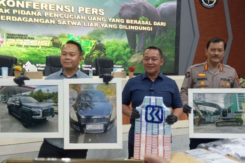 Kasus Perdagangan Gading Gajah, Polda Riau Sita Mobil dan Ekskavator Pelaku