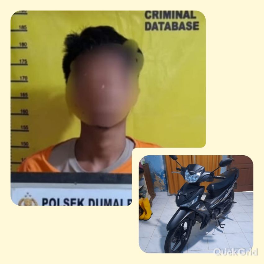 Saat Tertidur Motor dan Handphone Minar Wati  Lesap Dikebas Maling