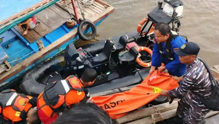 Jasad Nurfazira Bocah Tenggelam di Dumai Ditemukan Berjarak 13 Meteri dari Lokasi Jatuh
