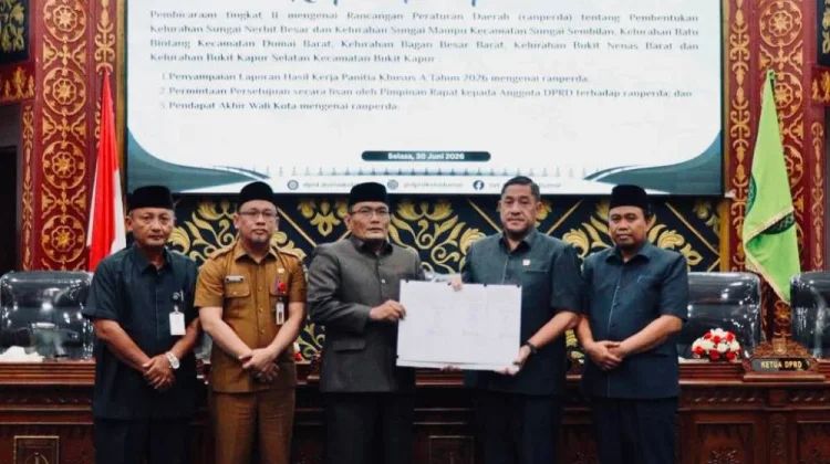 Kelurahan di Dumai Dimekarkan Menjadi 42 Kelurahan