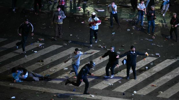 Gagal jadi Juara Piala Dunia 2026, Pendukung Argentina Bentrok