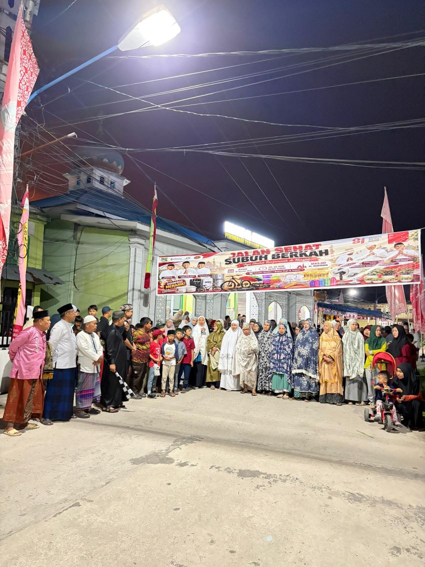 Sehat Jasmani, Kuat Silaturahmi: Jalan Sehat Subuh Berkah Masjid Al-Mukminin