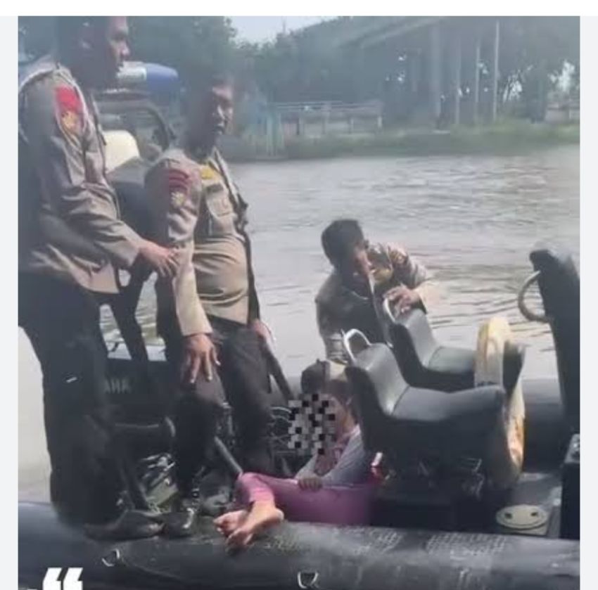 Depresi Lihat Ortu Bertengkar, Wanita Muda Terjun dari Jembatan Pekanbaru