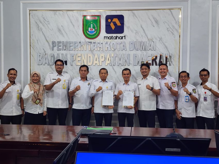Bapenda Dumai dan Kantor Pertanahan Teken Perjanjian, PBB-P2 dan BPHTB untuk Dongkrak PAD