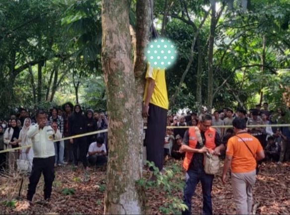 Pasien Rumah Sakit Jiwa Warga Meranti Gantung Diri di Belakang Kampus UNRI