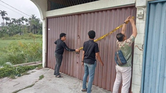Terkait Sabu 65 Kg, Polres Bengkalis Segel Ruko Memiliki Keterkaitan