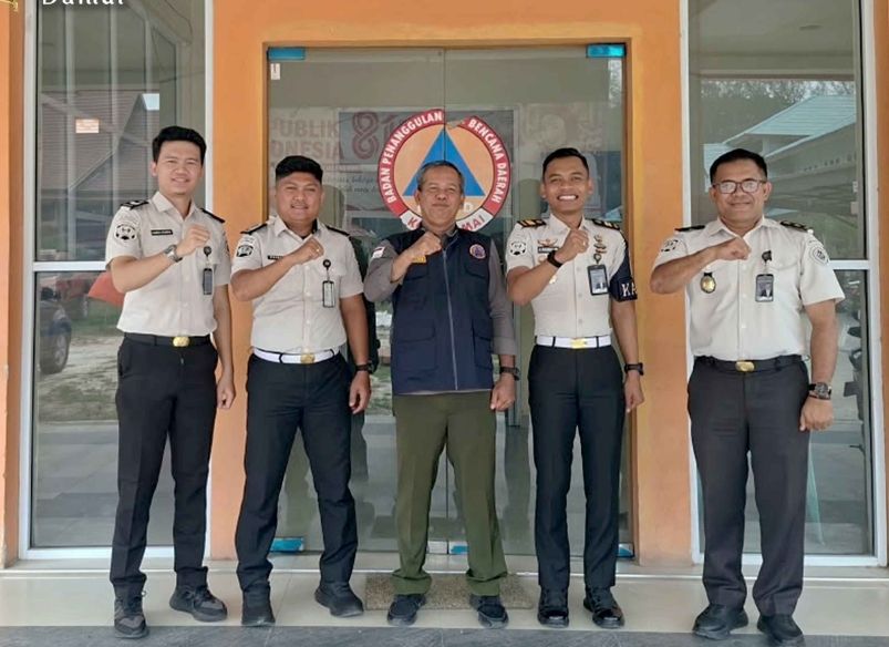 Hadapi Bencana Kabut Asap, Rutan Dumai Bersinergi dengan BPBD
