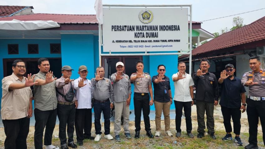 Sinergi PWI-Polres Dumai Makin Solid, Dorong Keamanan  dan Keterbukaan Informasi