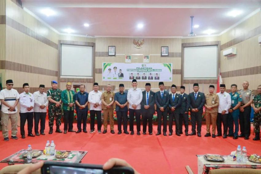 MInta Maksimalkan Potensi Zakat, Wako Lantik Kepengurusan BAZNAS Periode 2026-2031